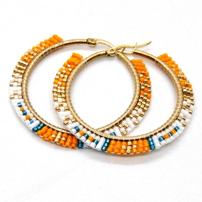 Hayek Beaded Hoop