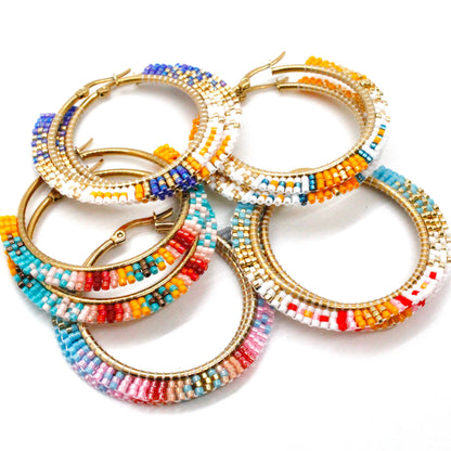 Hayek Beaded Hoop
