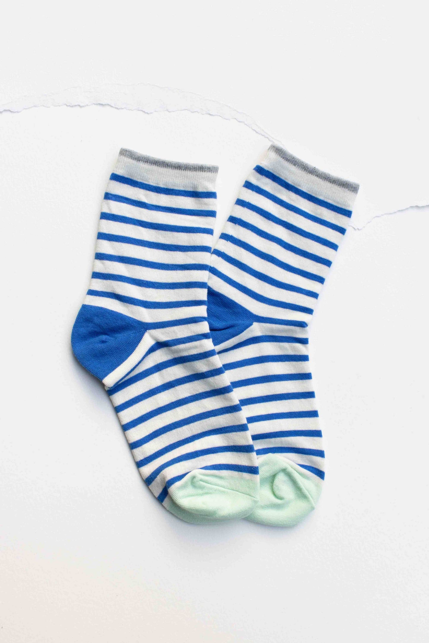 Duo Stripe Cotton Socks