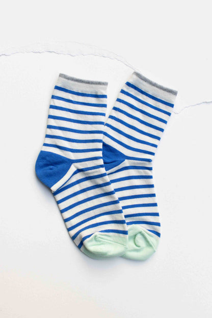 Duo Stripe Cotton Socks