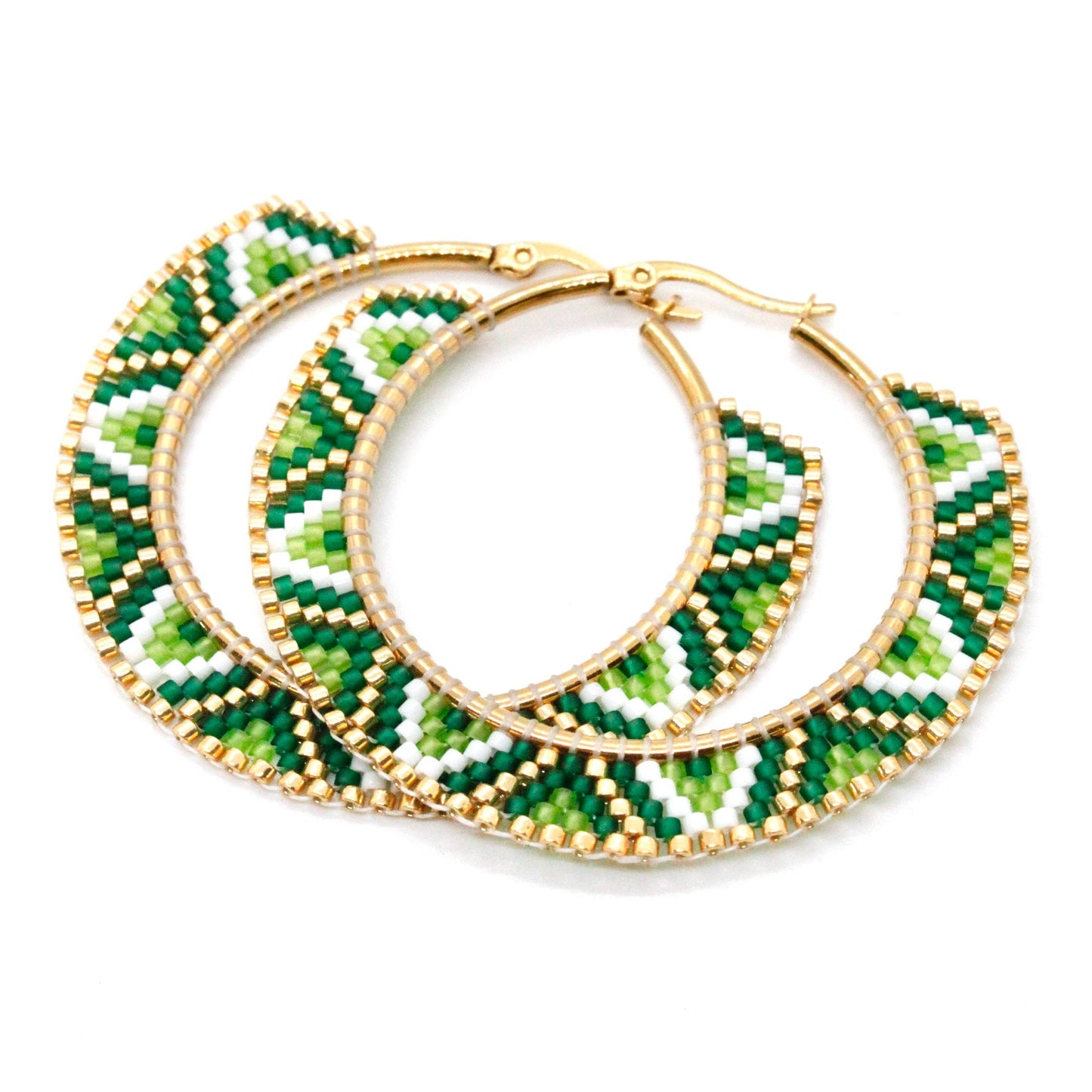 Alitzel Beaded Hoops