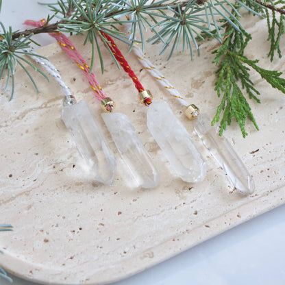 Quartz Crystal Ornament / Package Charm