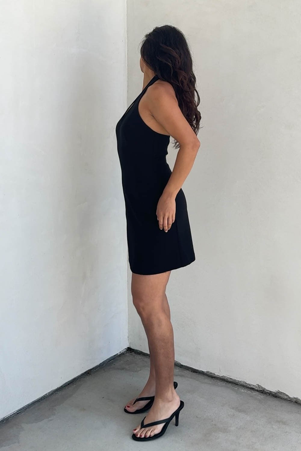 Eloise Tailored Halter Dress