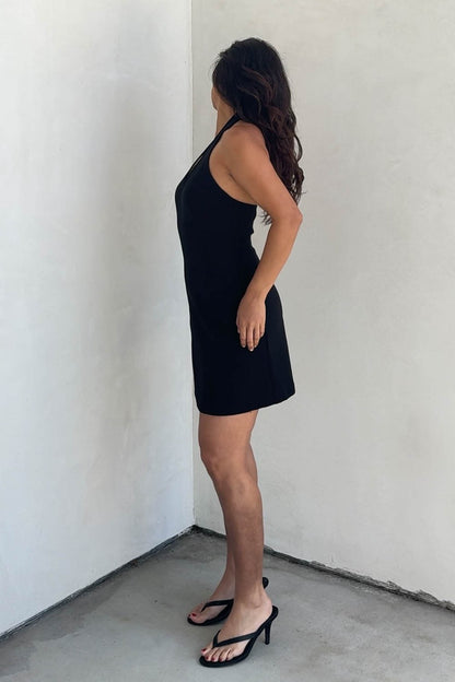 Eloise Tailored Halter Dress