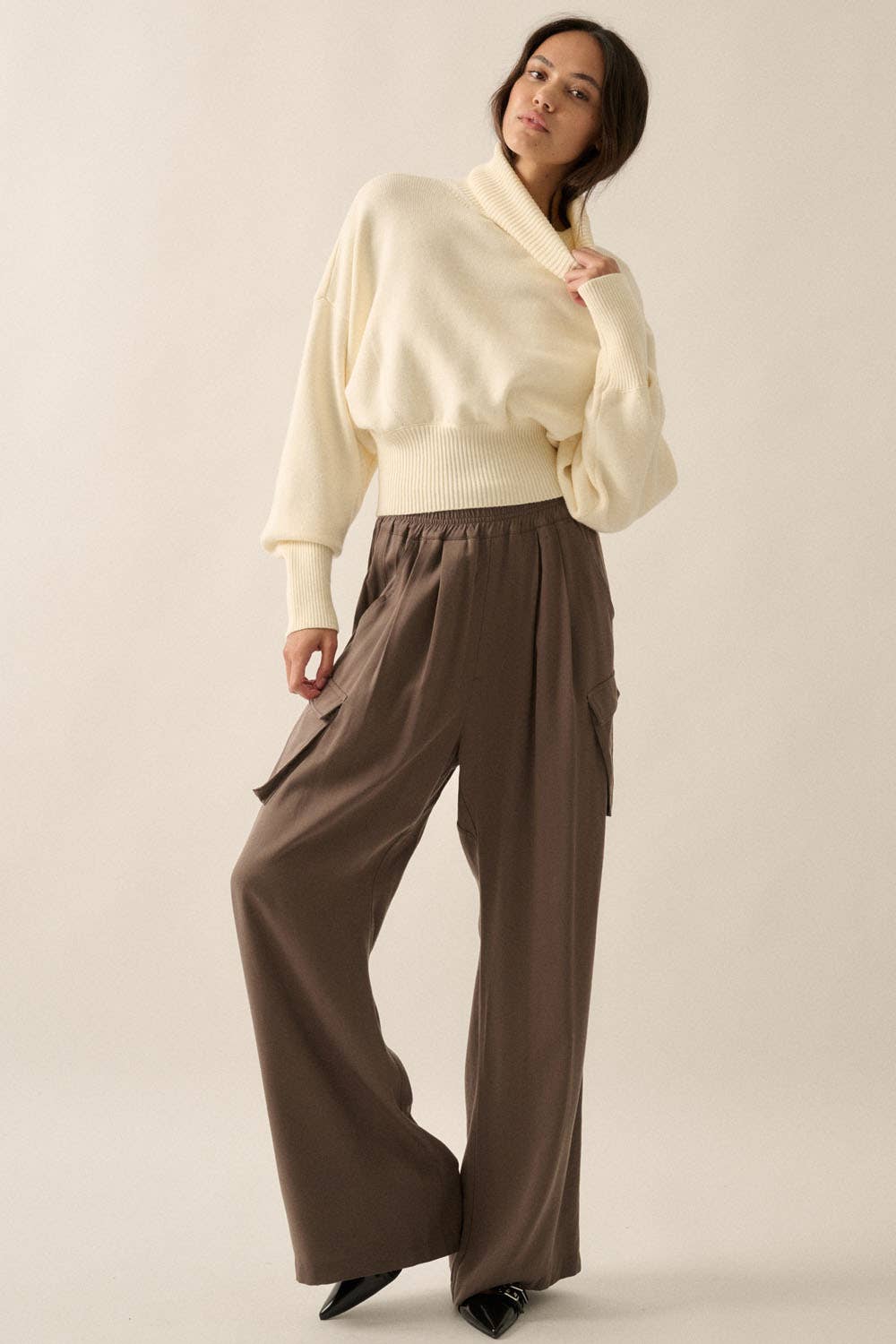 Bunny Turtleneck Sweater