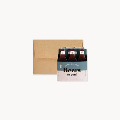 6 Pack Birthday Card