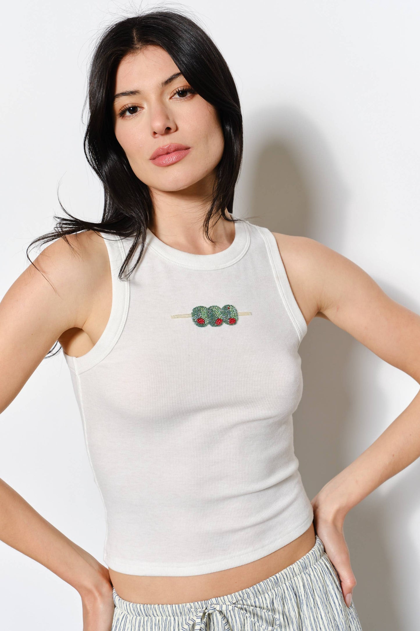 Olivera Beaded Tank