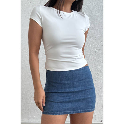 Daniella Denim Mini Skirt