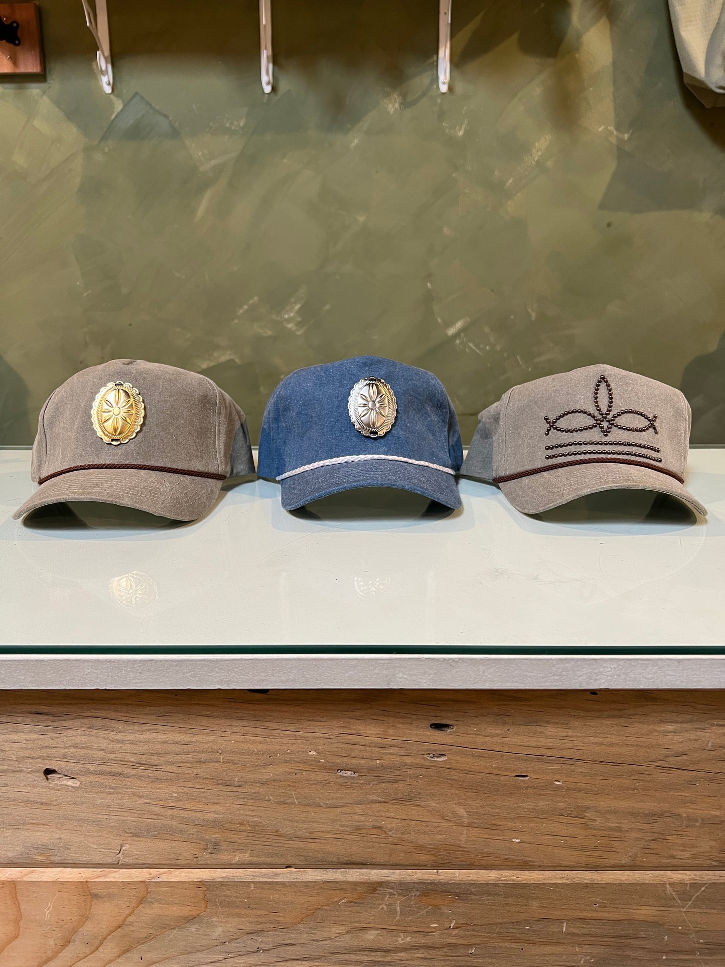 Pearled Boot Stitch Trucker Hat