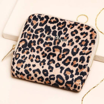 Leopard Purse Jewelry Case