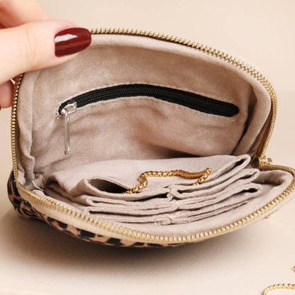 Leopard Purse Jewelry Case