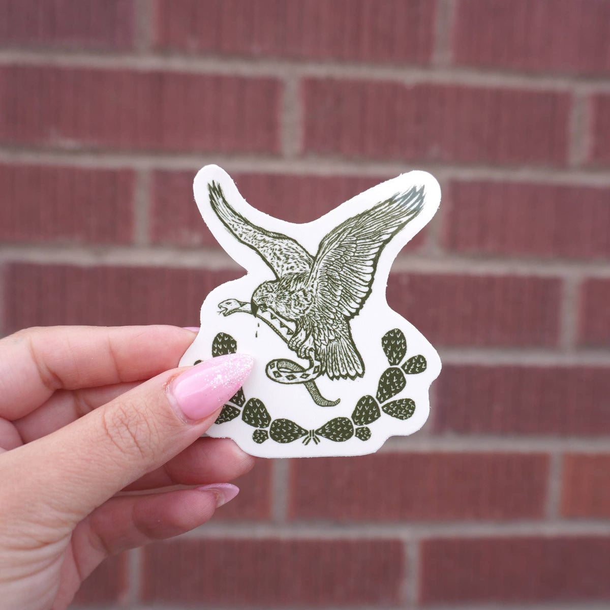 Mexican Eagle Sticker