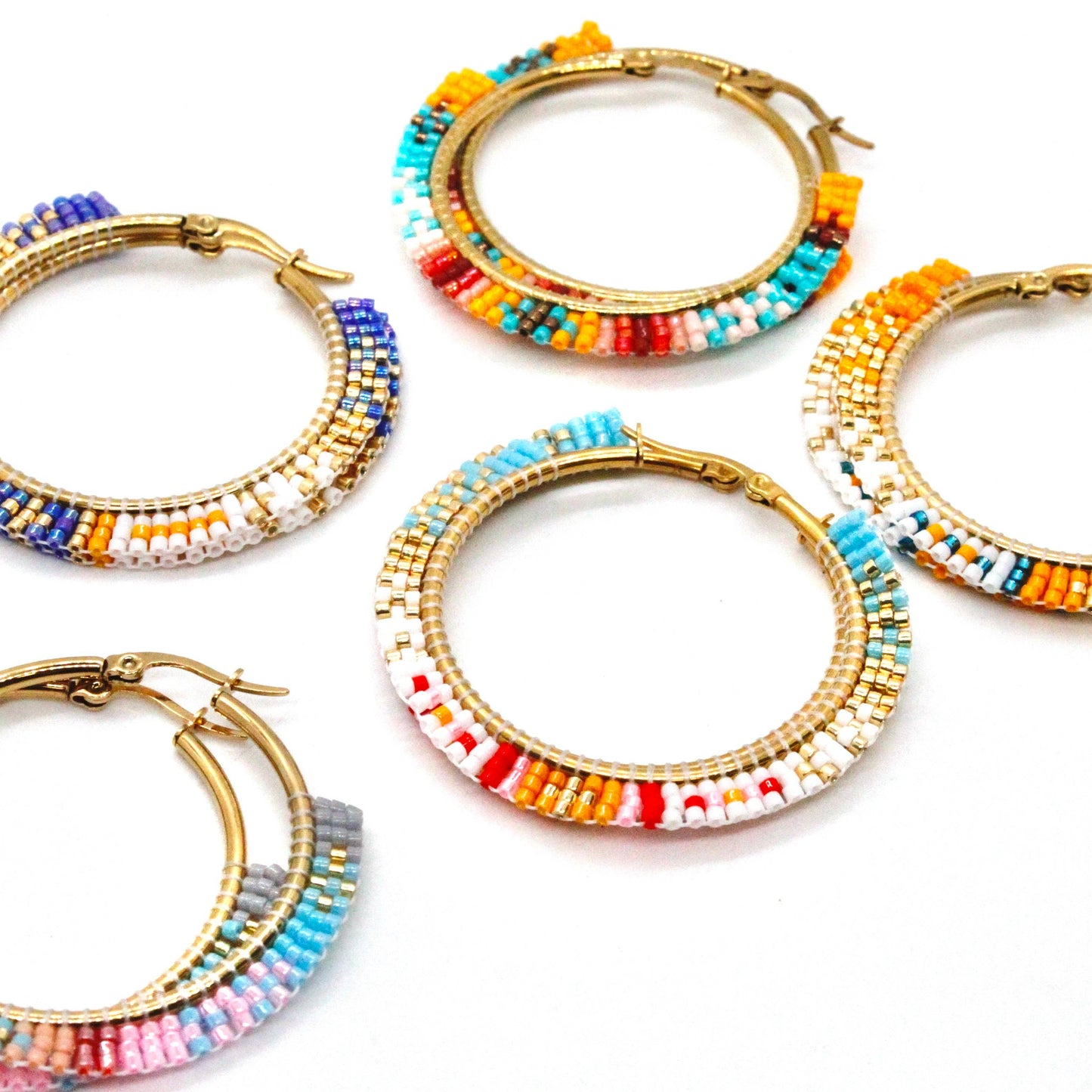 Hayek Beaded Hoop