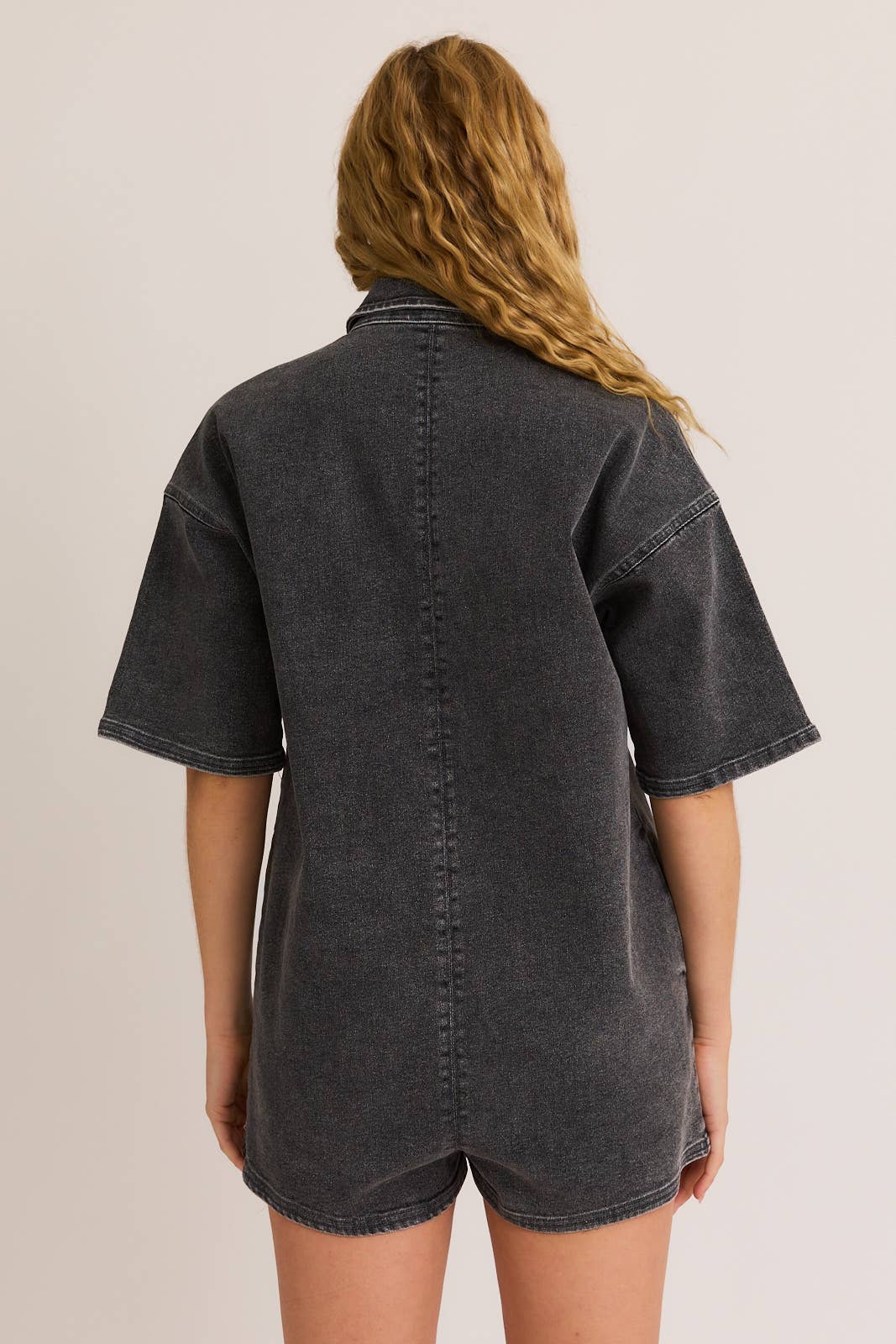 Demi Denim Romper