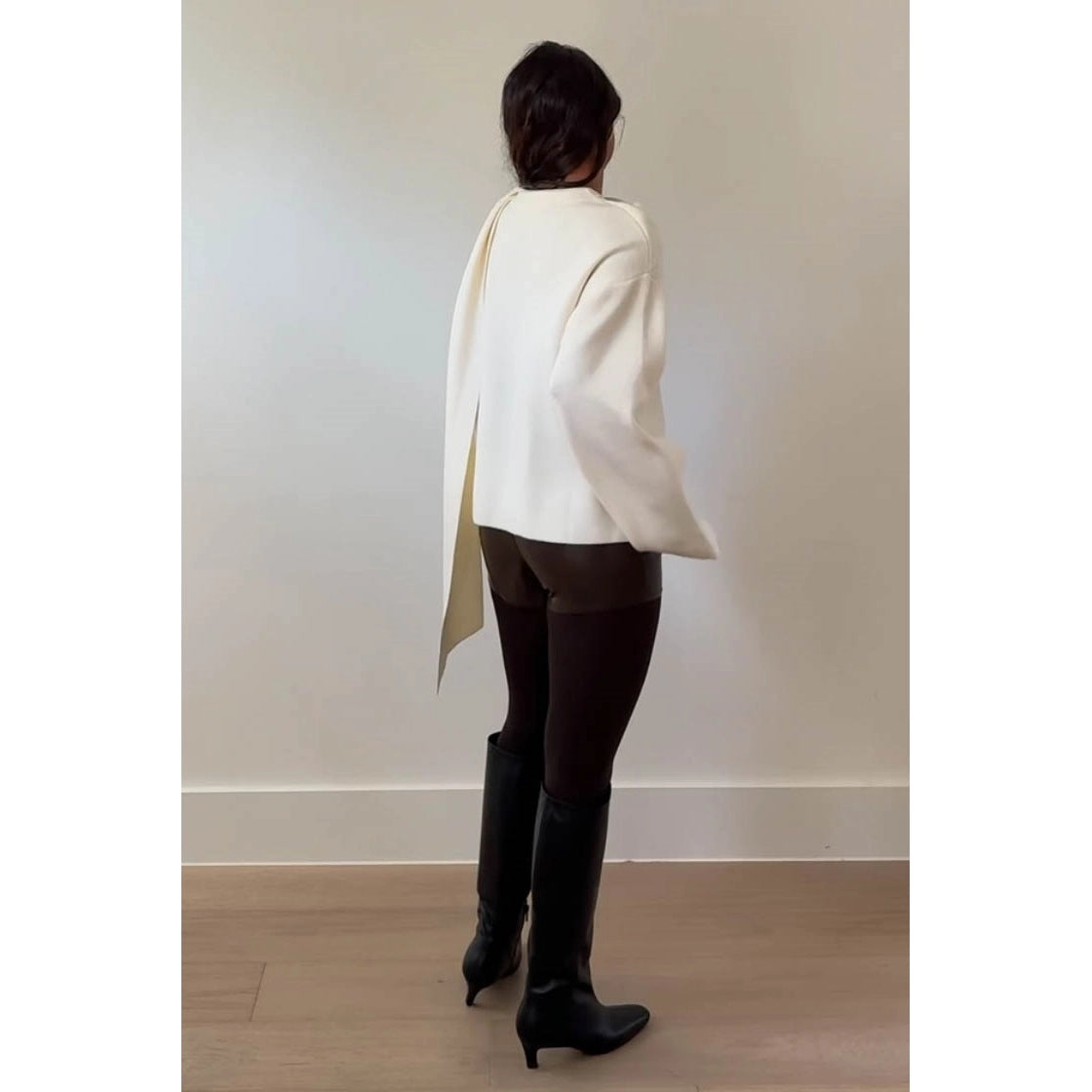 Etienne Scarf Sweater Top