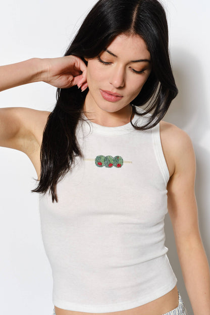 Olivera Beaded Tank
