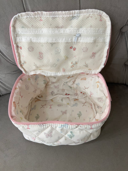 Paris Vibes Handle Makeup Bag