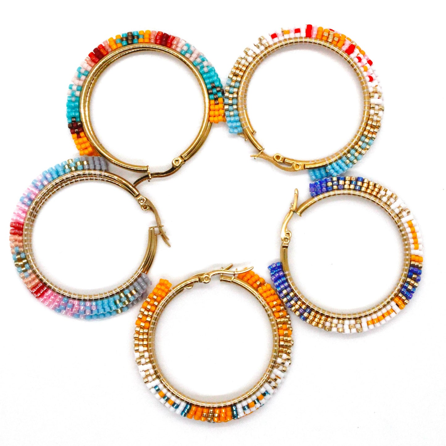 Hayek Beaded Hoop