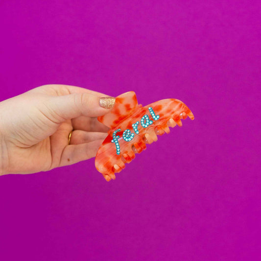 Feral Rhinestone Hair Clip