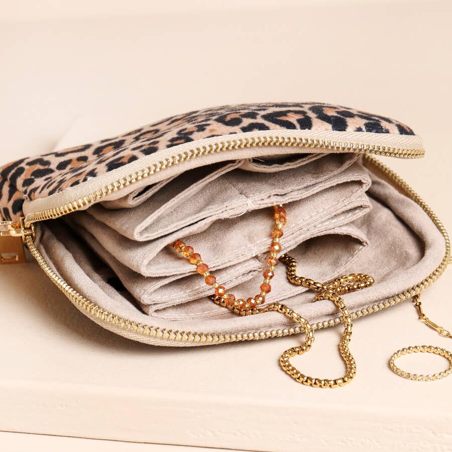 Leopard Purse Jewelry Case