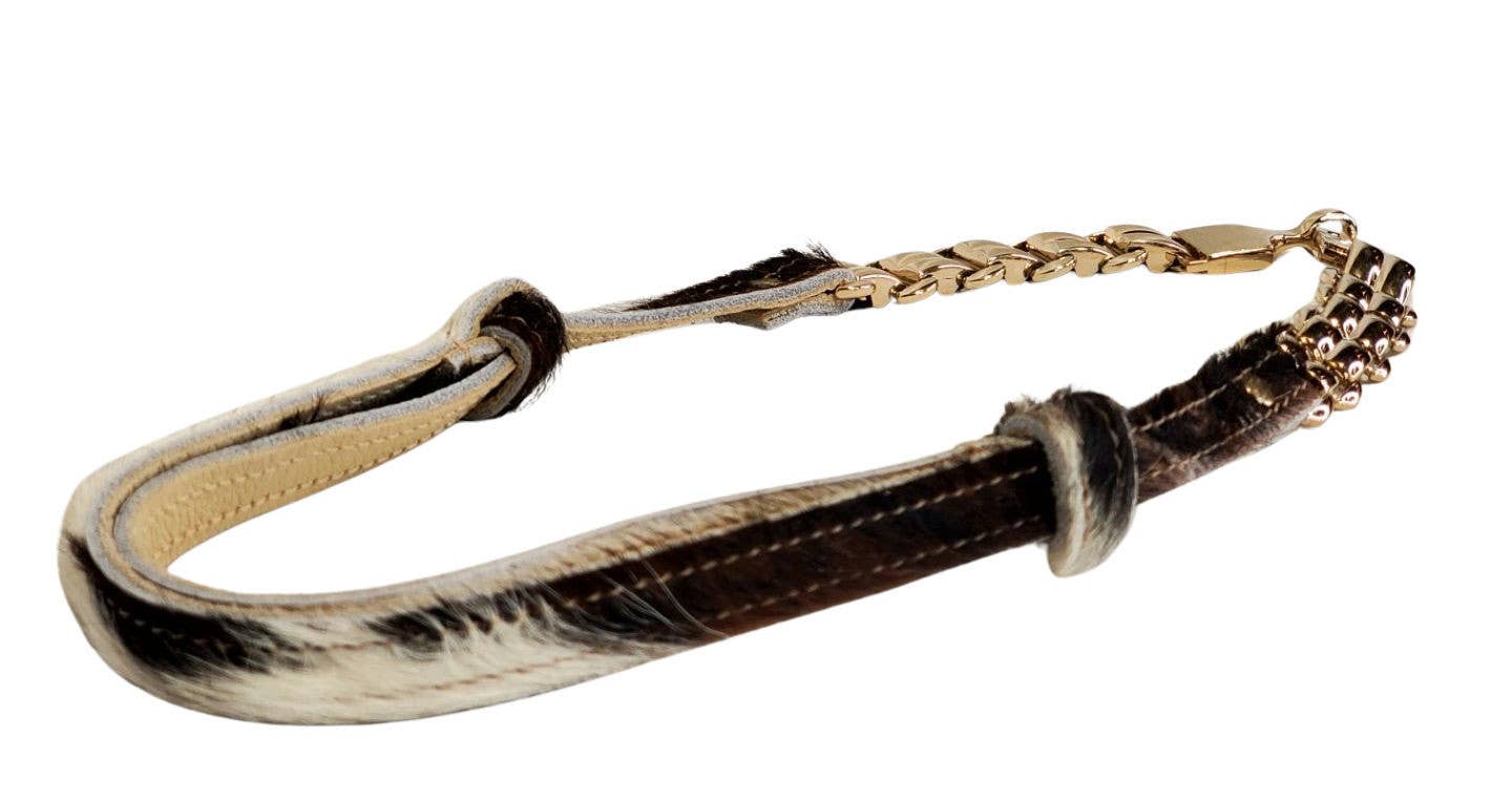 Wren Cowhide Chain Wrap Belt