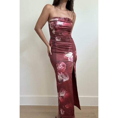 Rich Sangria Maxi Dress