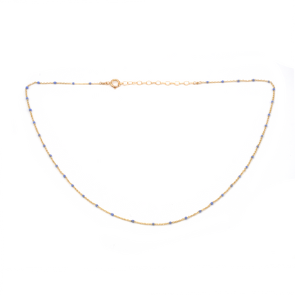 Enamel & Gold Necklace