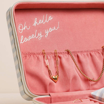 Amalfi Linen Jewelry case