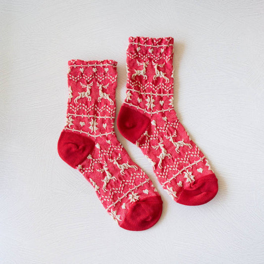 Christmas Sparkle Crew Socks