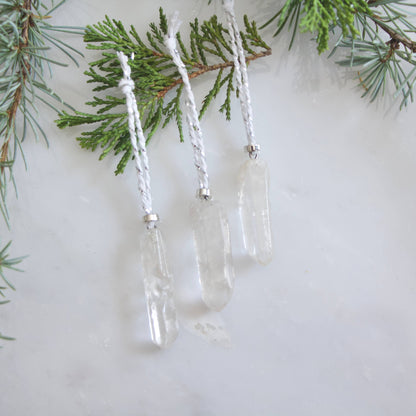 Quartz Crystal Ornament / Package Charm
