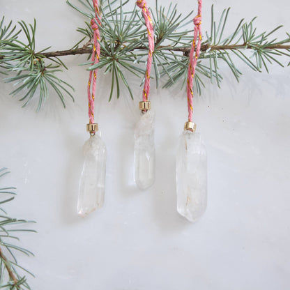 Quartz Crystal Ornament / Package Charm