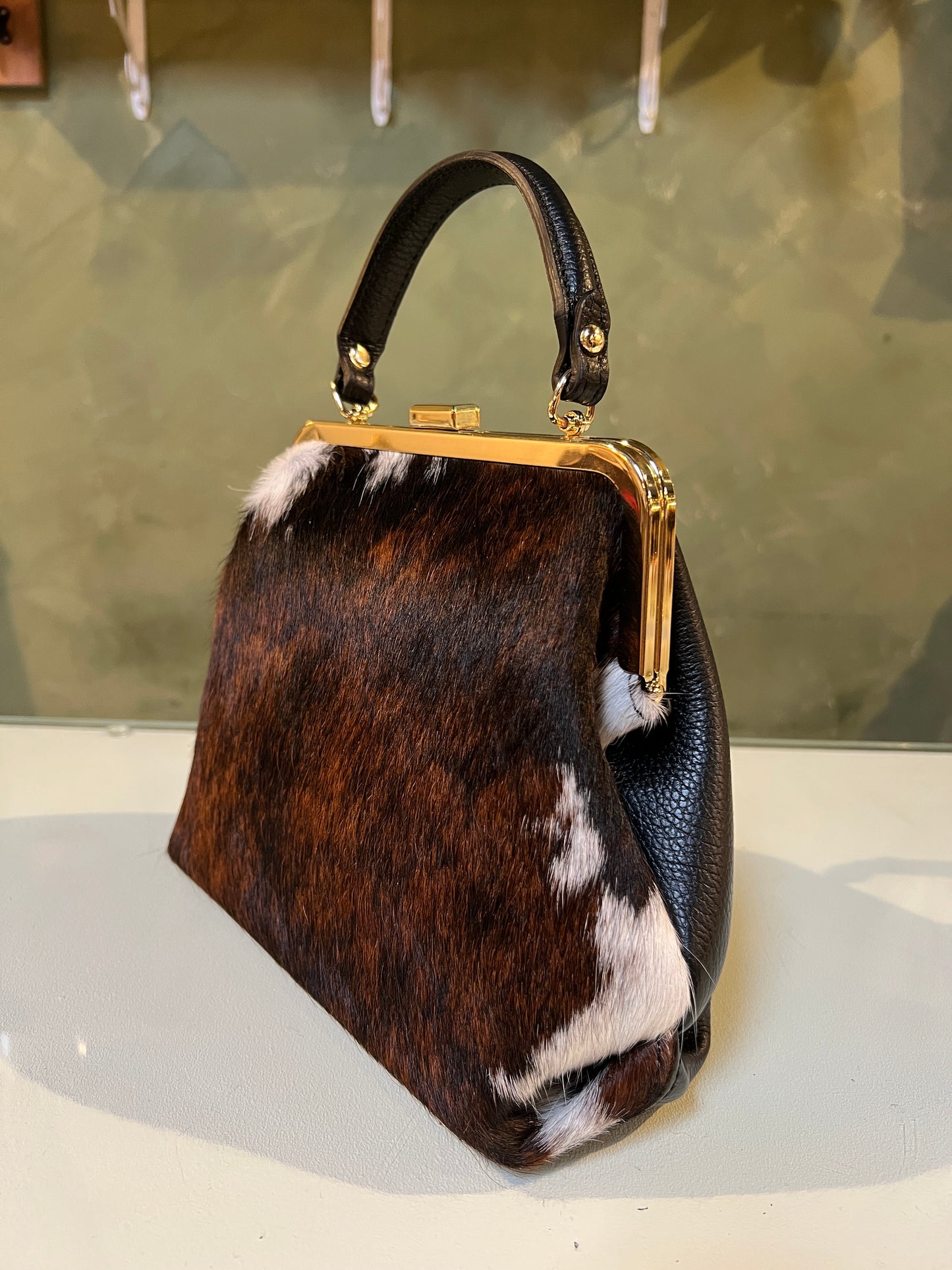Bandit Cowhide Handbag
