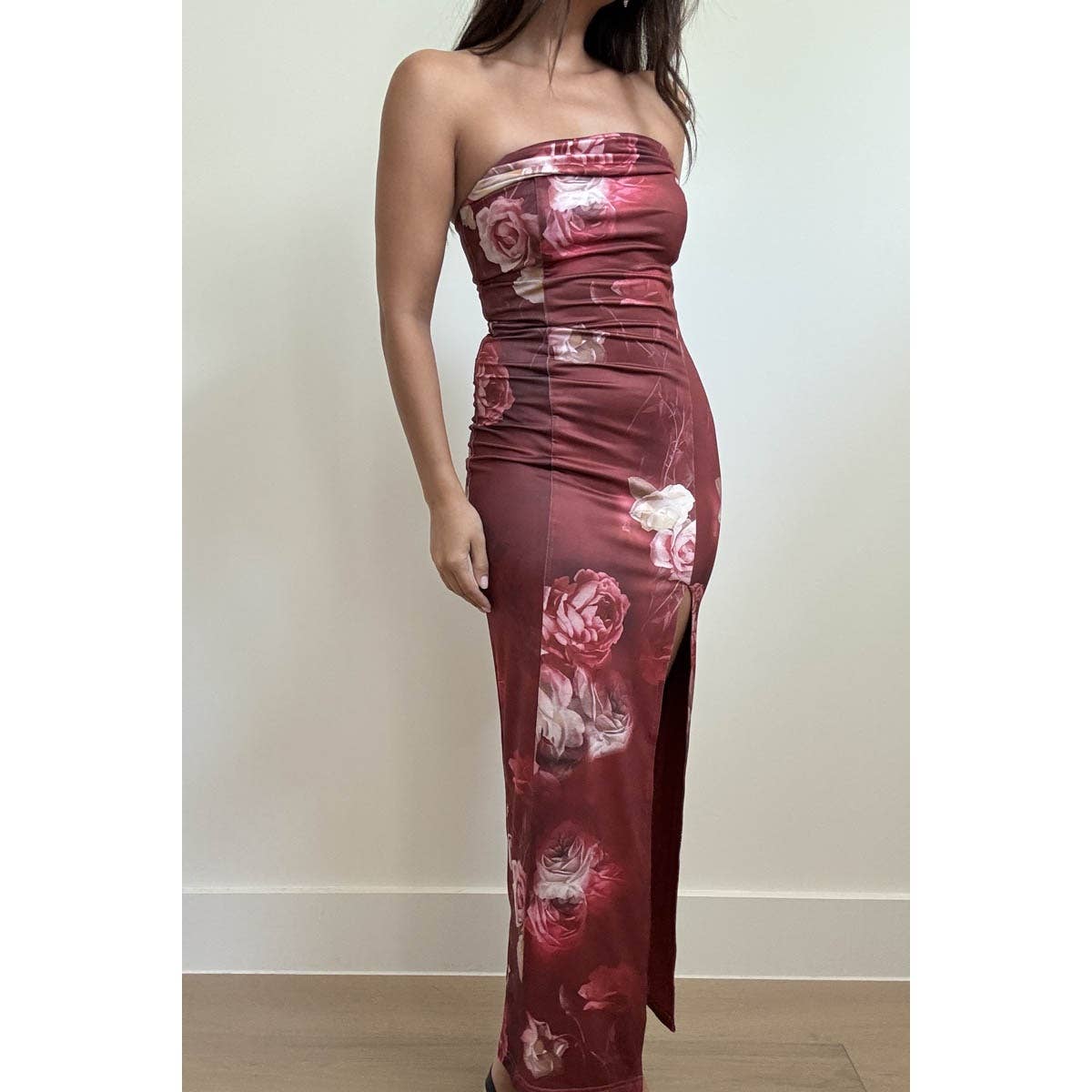 Rich Sangria Maxi Dress