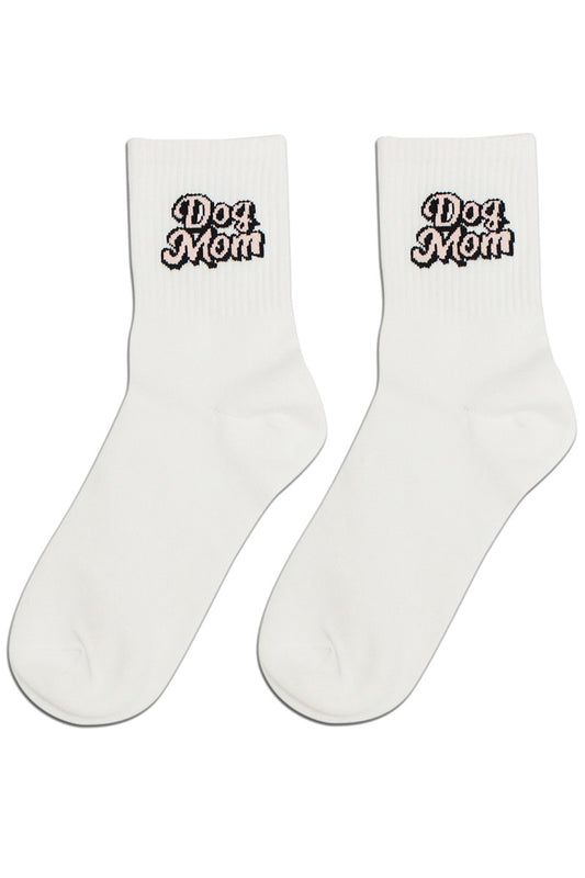 Dog Mom Crew Socks