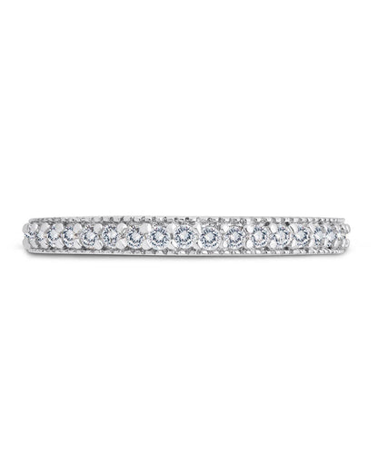 Ice CZ Band Ring