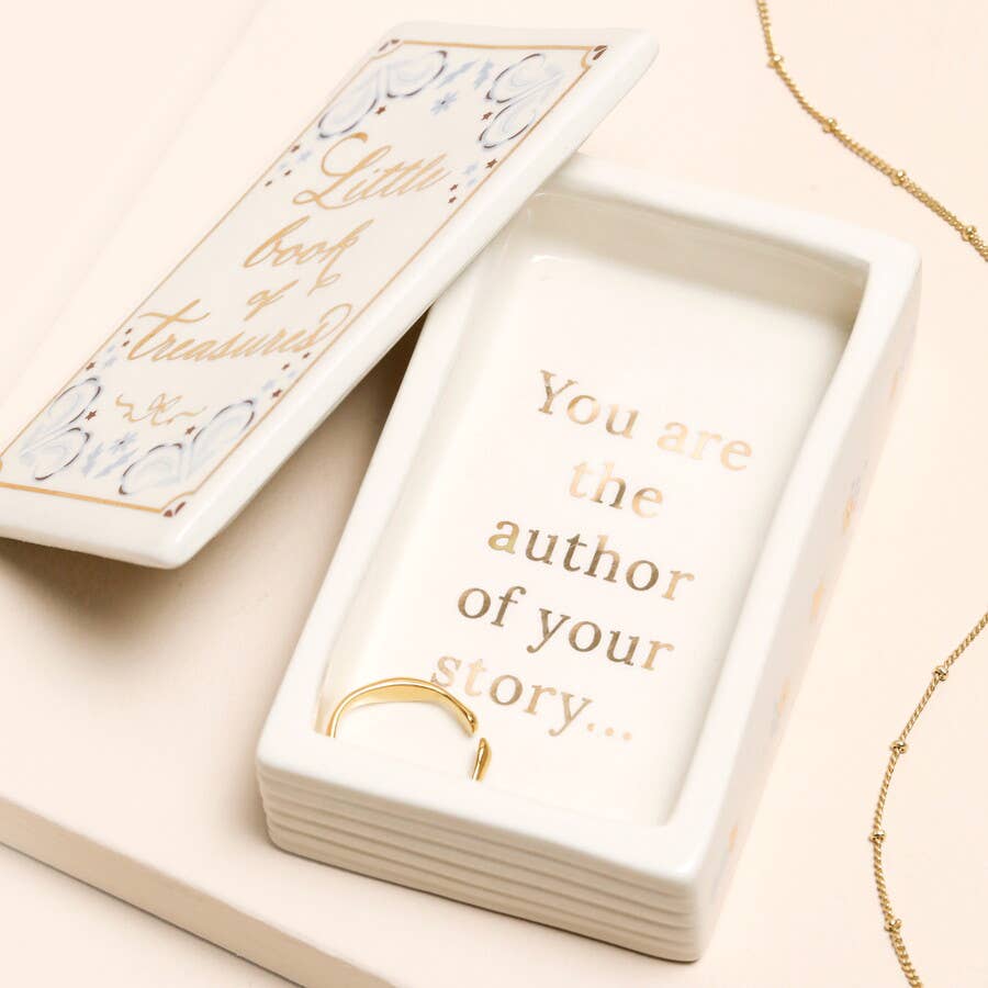 Little Book of Treasures Trinket Box