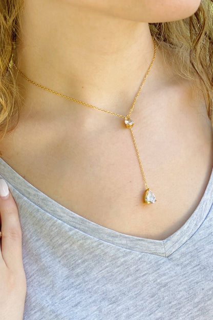 Destiny Drop Lariat Necklace
