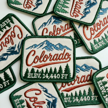 Colorado Elevation 14,440ft Patch