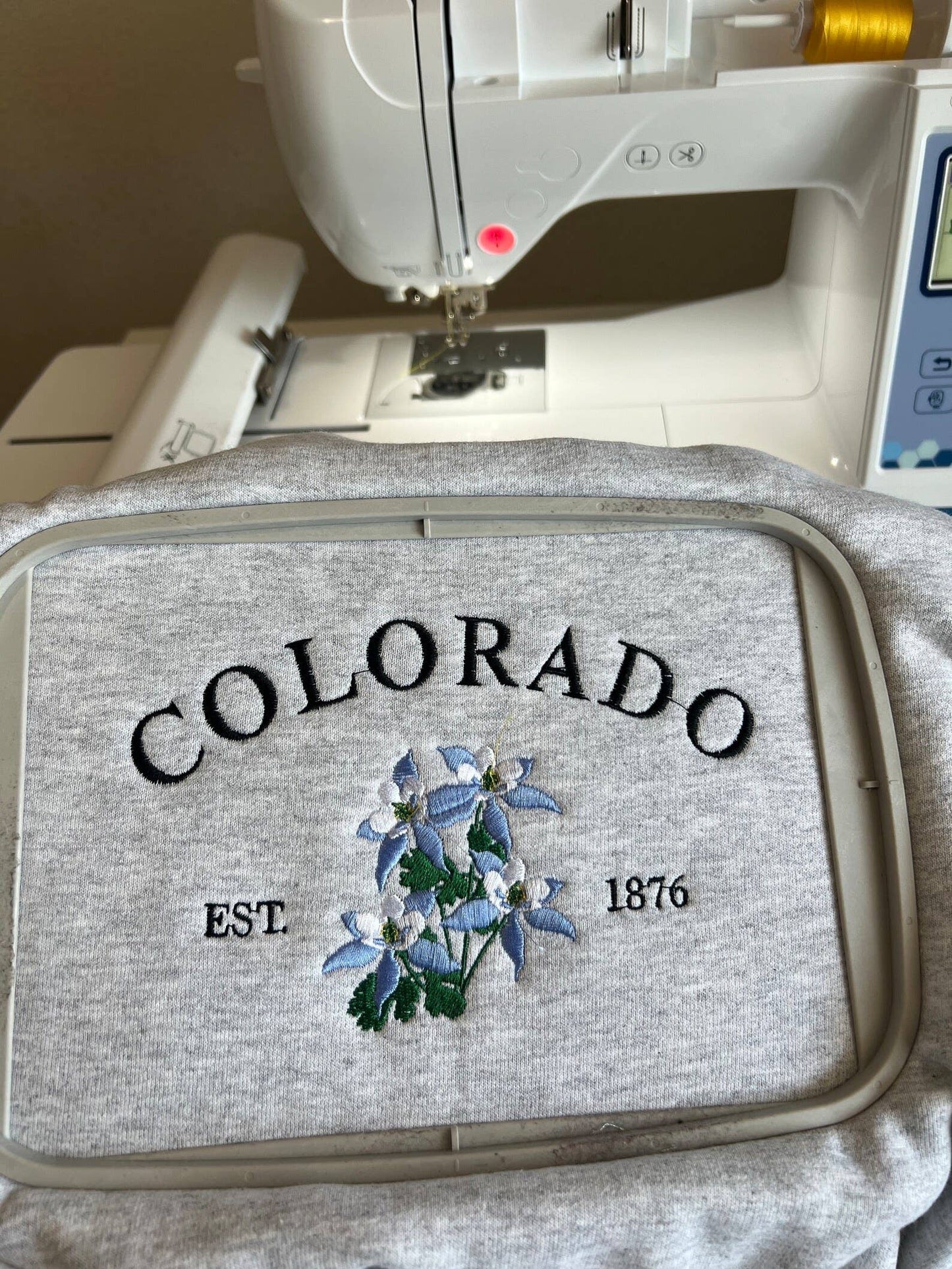 Colorado State Flower Crewneck: Blue Columbine