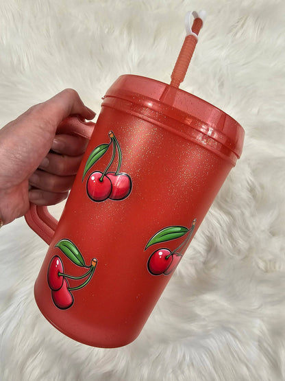 'Red Cherry'  Mega Mug