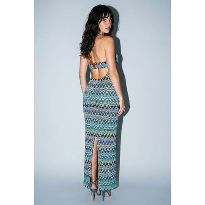 Chevron Oasis Maxi Dress