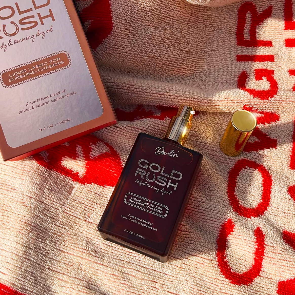 Gold Rush Body Oil | Tropical Coconut Vanilla Scented
