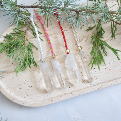 Quartz Crystal Ornament / Package Charm