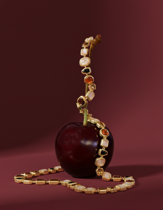 Sienna Seaside Stone Chain Belt