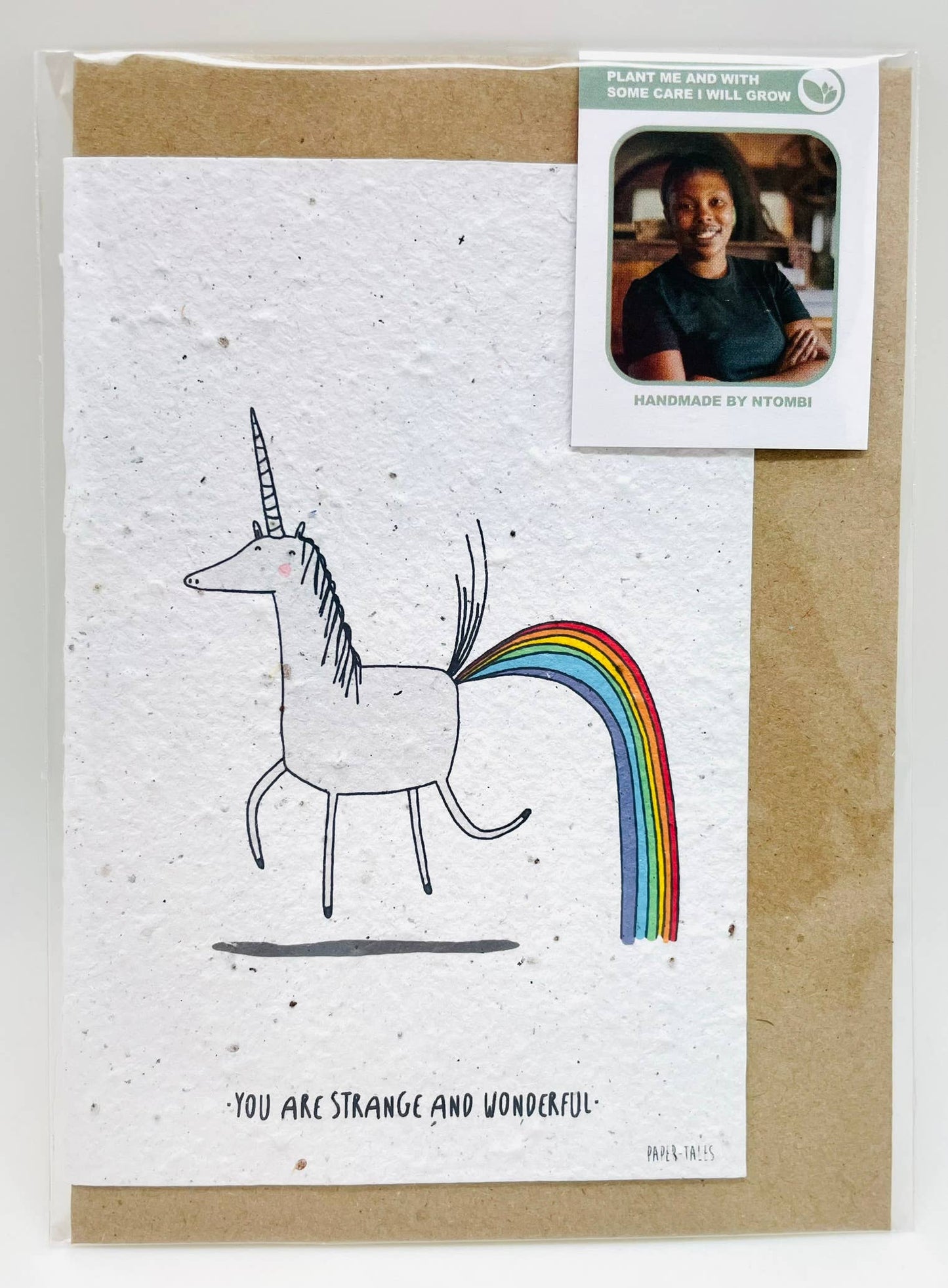 Strange and Wonderful | Growing Paper Greeting Card