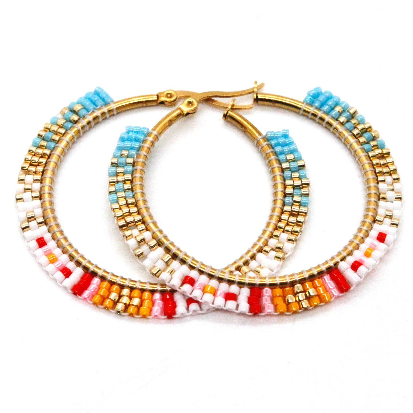 Hayek Beaded Hoop