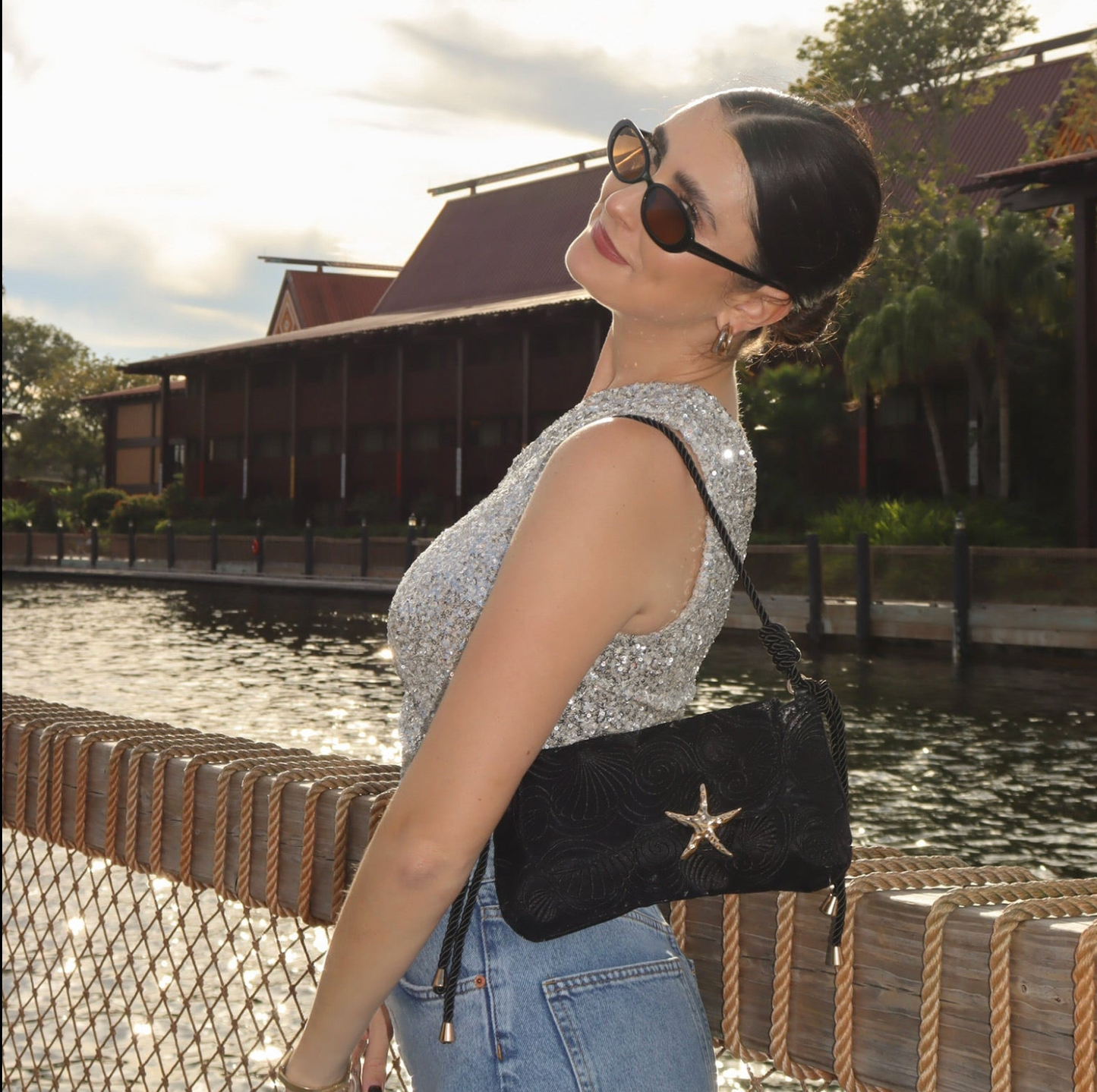 Eternal Afterglow Shoulder Bag | Midnight