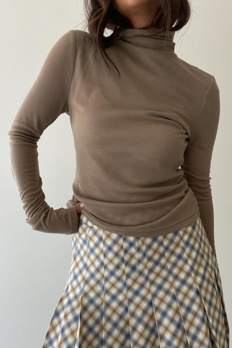Karina Sheer High Neck Top