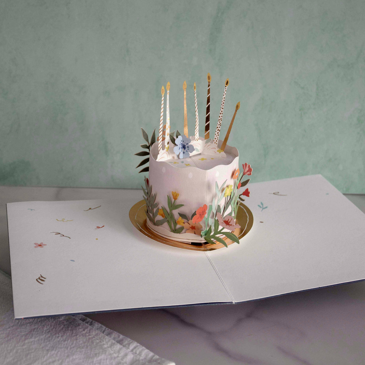 Cake with Candles | Pop-Up Birthday Card