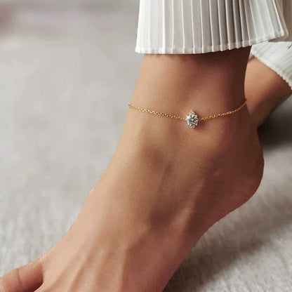 Solo Marquise Anklet